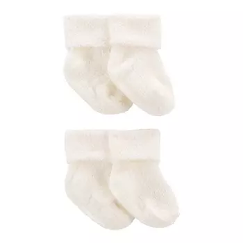 Комплект из 4 складных носков Baby Carter's, белый