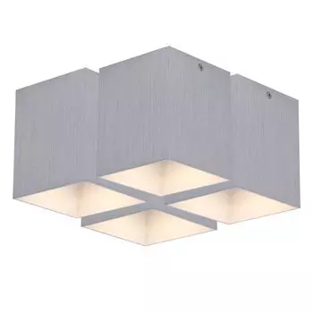 Комплект из 4 светодиодных накладных точечных светильников RGB для гостиной BANTRY etc-shop, белый