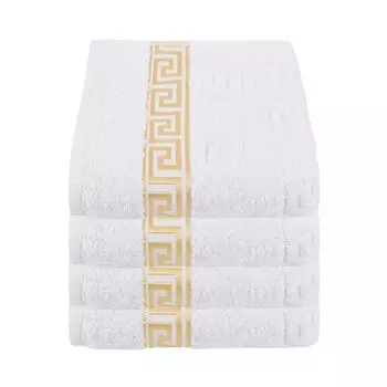 Комплект из 4 уличных штор 132 х 213 см, ширма для балкона, ветронепроницаемая, водоотталкивающая, защита от солнца, защита от ультрафиолета, уличная штора, затемнение для сада, уличные непрозрачные шторы, белые Arle-Living, белый