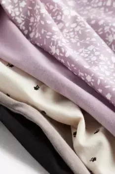 Комплект из 5 блузок из джерси H&M, лиловый