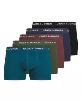 Комплект из 5 боксеров для мальчика Jack & Jones, темно-синий