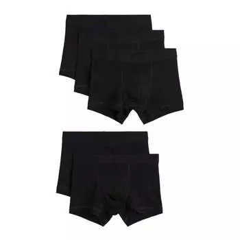 Комплект из 5 боксеров H&M, черный