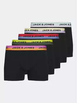 Комплект из 5 боксеров Jack&Jones, черный