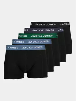 Комплект из 5 боксеров Jack&Jones, черный