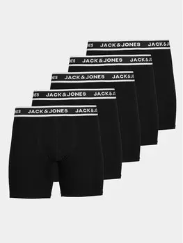 Комплект из 5 боксеров Jack&Jones, черный