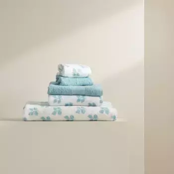 Комплект из 5 хлопковых полотенец 450 гр/м2 Lili El Corte Ingls, синий