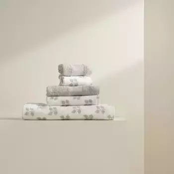 Комплект из 5 хлопковых полотенец 450 гр/м2 Lili El Corte Ingls, серый