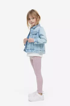 Комплект из 5 леггинсов из джерси H&M, лиловый