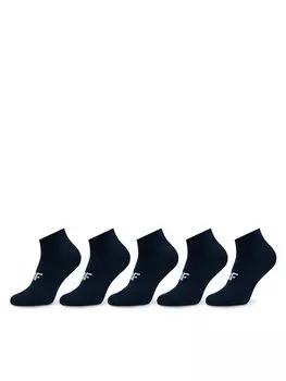 Комплект из 5 низких детских носков 4F, синий