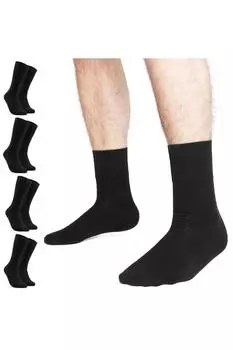 Комплект из 5 носков для диабетиков CityComfort, черный