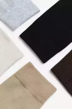 Комплект из 5 пар носков H&M, бежевый