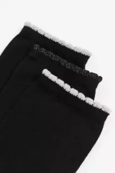 Комплект из 5 пар носков H&M, черный