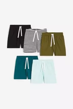 Комплект из 5 шорт из хлопкового джерси H&M