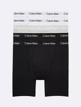 Комплект из 5 трусов-боксеров из хлопка стрейч Calvin Klein, белый