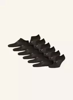 Комплект из 6 носков-кроссовок essential no show Under Armour, черный