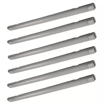 Комплект из 6 светодиодных светильников для ванн для производственного цеха VT-12023 etc-shop