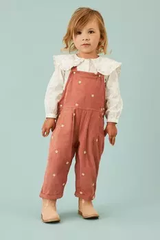 Комплект из блузки и комбинезона Next, розовый