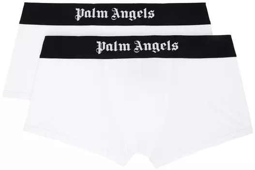 Комплект из двух белых боксеров Palm Angels