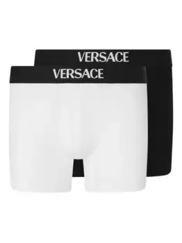 Комплект из двух боксеров с логотипом VERSACE, черный