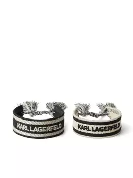 Комплект из двух браслетов Essential Karl Lagerfeld, черный