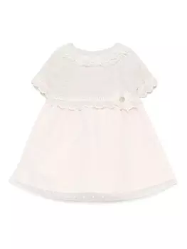 Комплект из двух частей платья из тюля «пуэн-деспри» от Paz Rodriguez, розовый