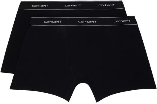 Комплект из двух черных боксеров Carhartt Work In Progress