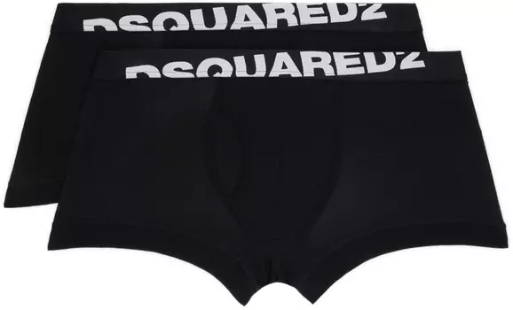 Комплект из двух черных боксеров Dsquared2