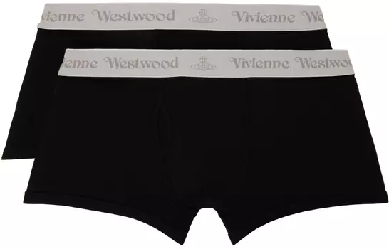 Комплект из двух черных боксеров Vivienne Westwood