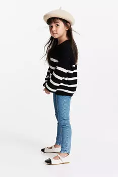 Комплект из двух джинсов скинни H&M, черный