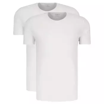 Комплект из двух футболок стандартного кроя Emporio Armani, белый
