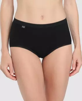 Комплект из двух классических однотонных трусиков Slw Basic Sloggi Sloggi, черный