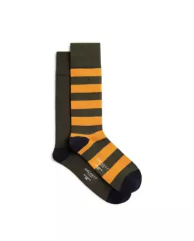 Комплект из двух комбинированных носков для регби Hackett, зеленый