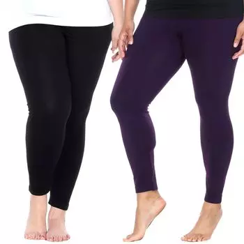 Комплект из двух леггинсов White Mark больших размеров White Mark