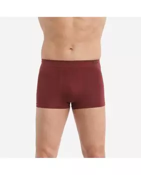 Комплект из двух мужских бесшовных боксеров красного цвета Dim, бордо