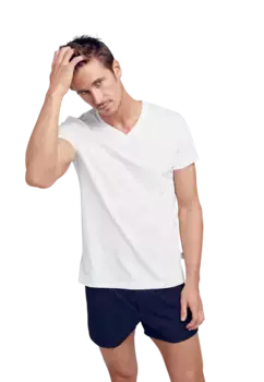 Комплект из двух мужских маек свободного покроя с короткими рукавами Jockey, белый