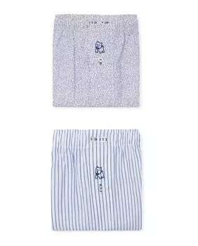 Комплект из двух мужских тканевых боксеров Kiff-Kiff, синий