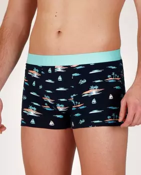 Комплект из двух мужских трикотажных боксеров разных цветов Lois, мультиколор