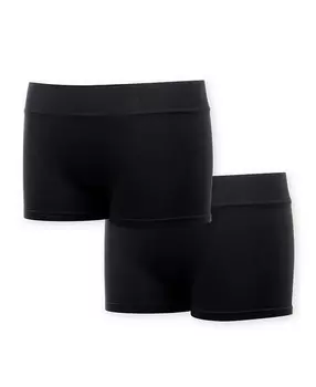 Комплект из двух однотонных шорт для мальчиков Malibu Sugar для девочек-подростков (12–15) — для больших детей, черный