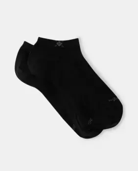 Комплект из двух однотонных женских носков Burlington, черный