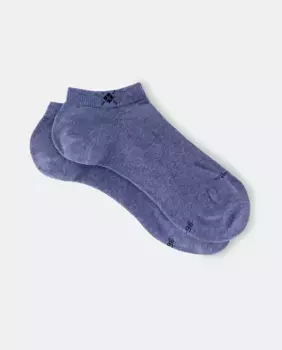 Комплект из двух однотонных женских носков Burlington, синий