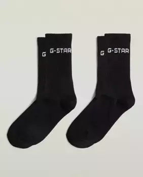 Комплект из двух пар мужских спортивных носков G-Star, черный