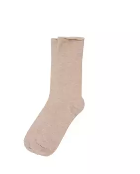 Комплект из двух пар однотонных женских носков Soxland, коричневый