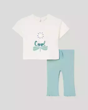 Комплект из двух предметов для девочки Baby El Corte Ingls, цвет 582 Verde Agua