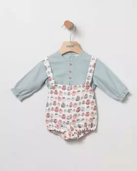 Комплект из двух предметов для мальчика с принтом совы Coco Acqua