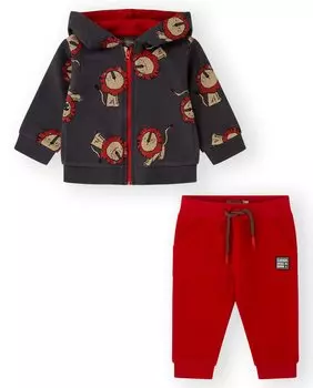 Комплект из двух предметов для мальчика: толстовка и длинные штаны Canada House, темно-серый