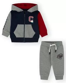 Комплект из двух предметов для мальчика: толстовка и длинные штаны Canada House, темно-синий