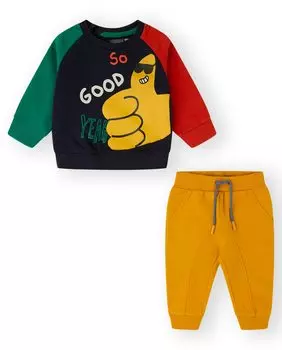 Комплект из двух предметов для мальчика: толстовка и длинные штаны Canada House, темно-синий