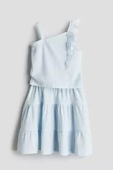 Комплект из двух предметов: топ и юбка H&M, голубой