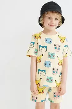 Комплект из двух шорт из джерси с принтом H&M Tom and Jerry, синий