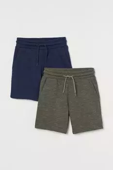 Комплект из двух спортивных шорт H&amp;M